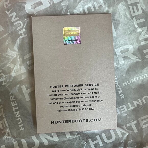 Hunter Women's Navy Blue Rain Boots - Size 8 NWT - Picture 12 of 12